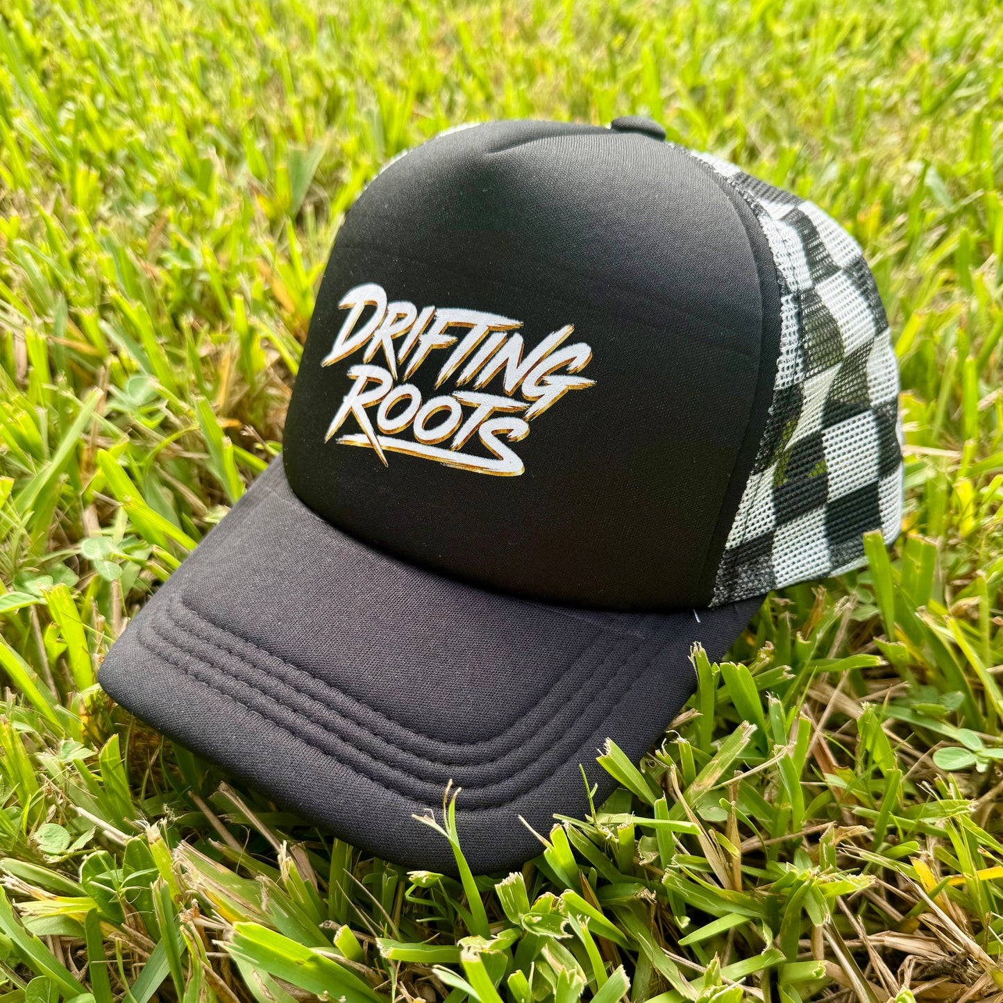 Checkered DR Foam Trucker