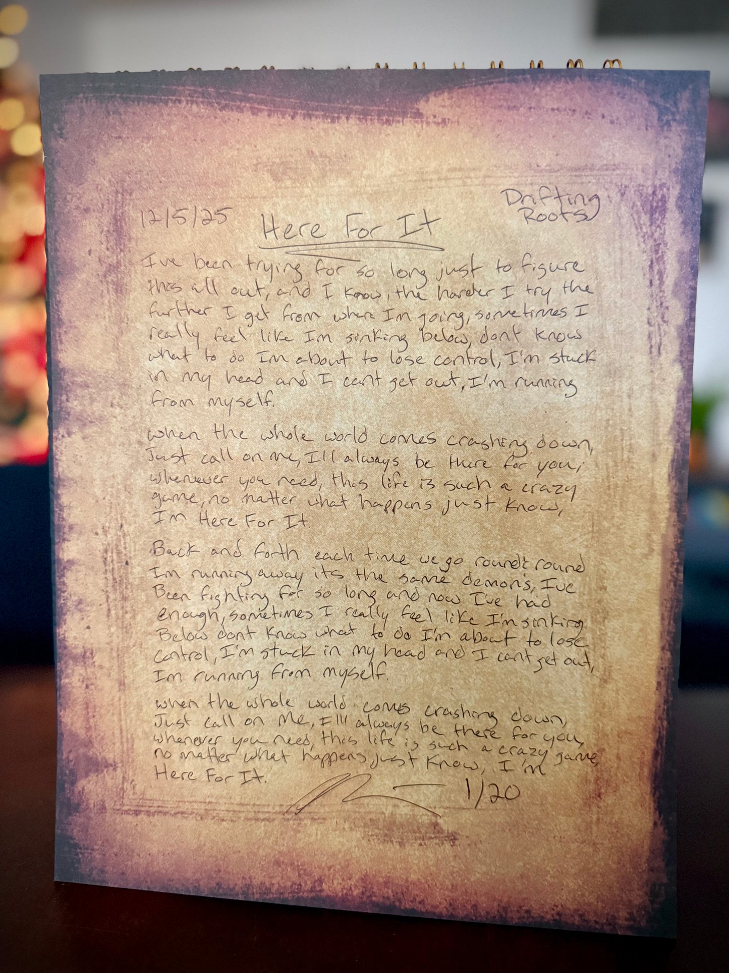 Limited Edition Here For It Lyrics