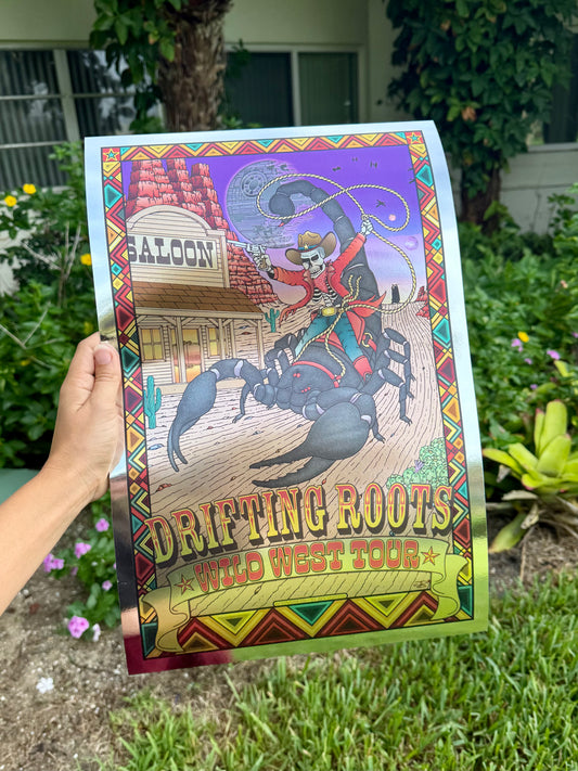 Wild West Tour Foil Poster