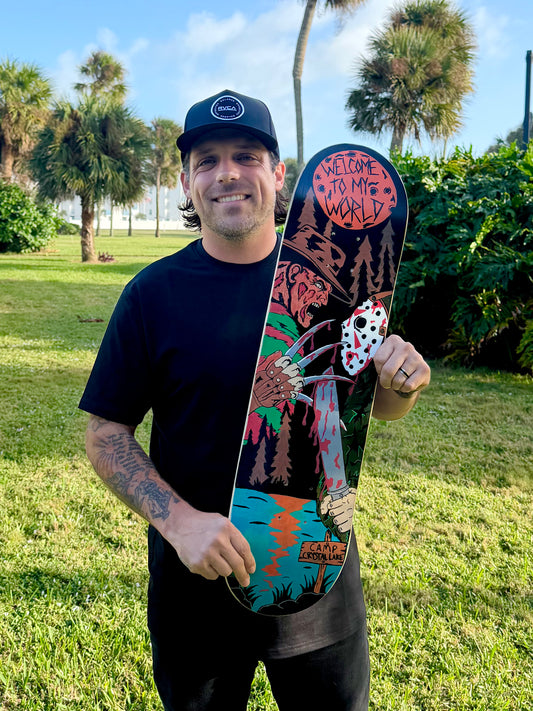 Freddy v Jason skateboard
