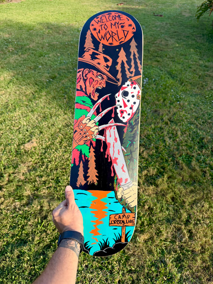 Freddy v Jason skateboard